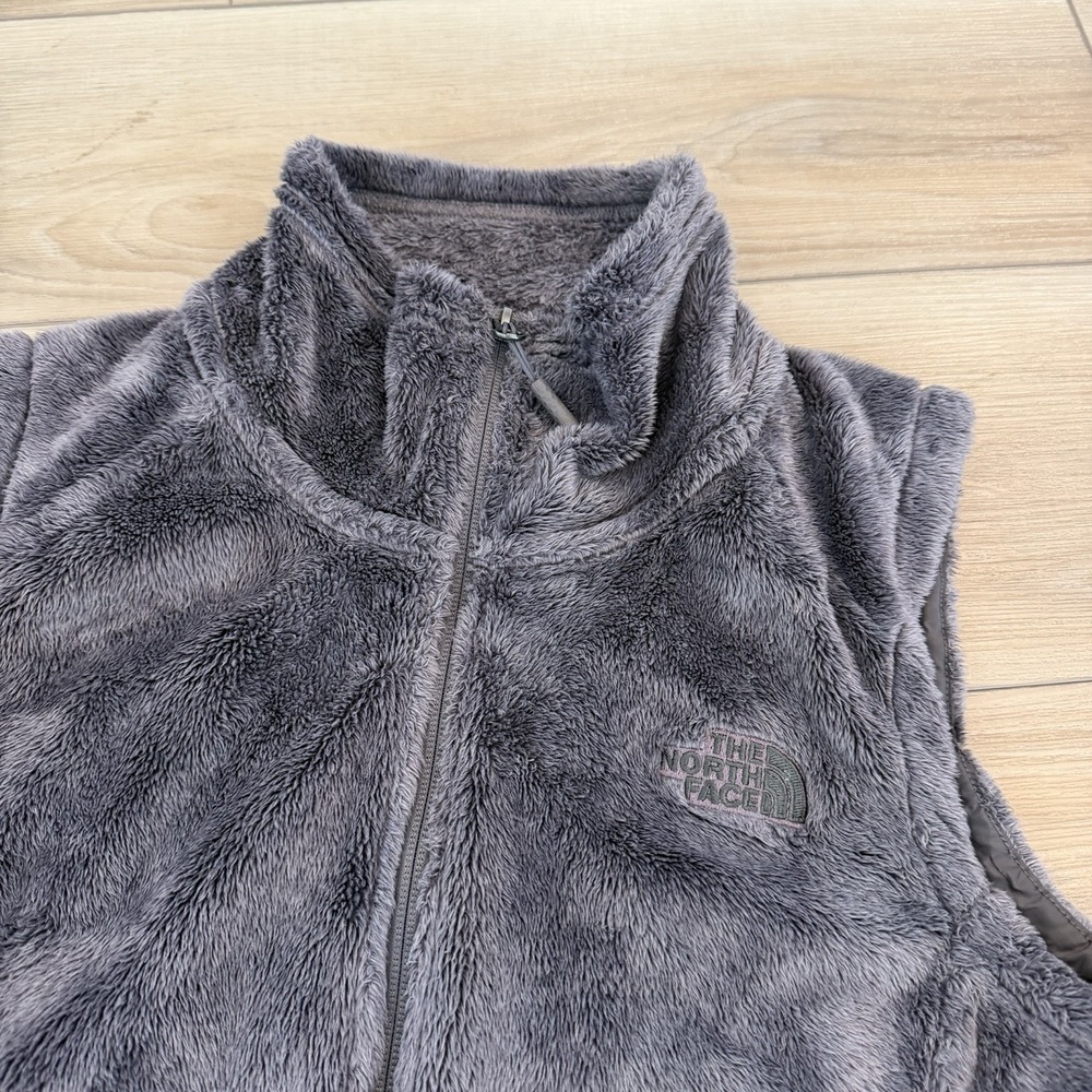 The North Face Womens M Fleece Vest Purple Full Zip Sherpa Outdoor Jacket - Picture 2 of 7